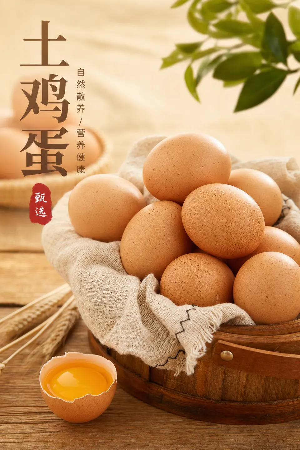 鲜鸡蛋